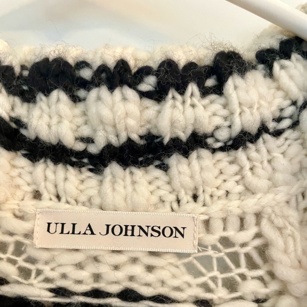 SOLD. ✨Host Pick! ✨ NWOT. Ulla Johnson Zebra striped pullover. - Picture 6 of 6